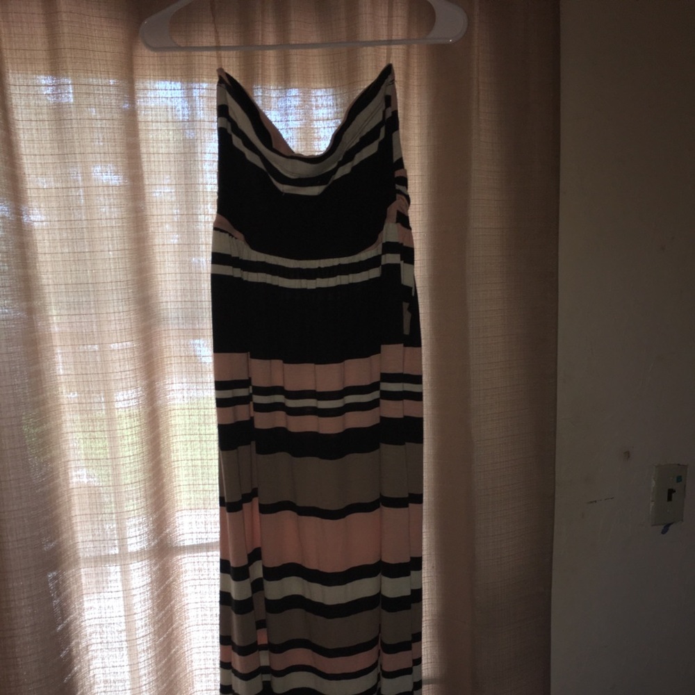 Long striped dress